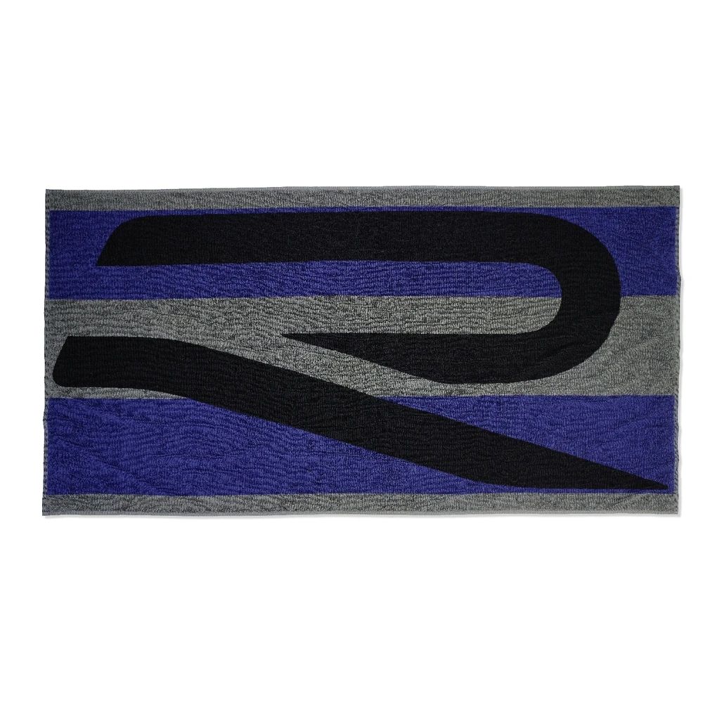 Volkswagen Badetuch, "R", blau/schwarz/grau