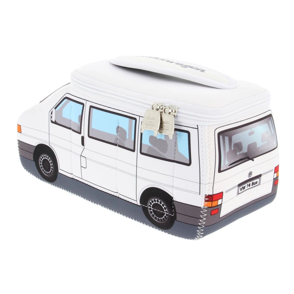Volkswagen T4 Bus 3D Neopren Universaltasche - Weiss