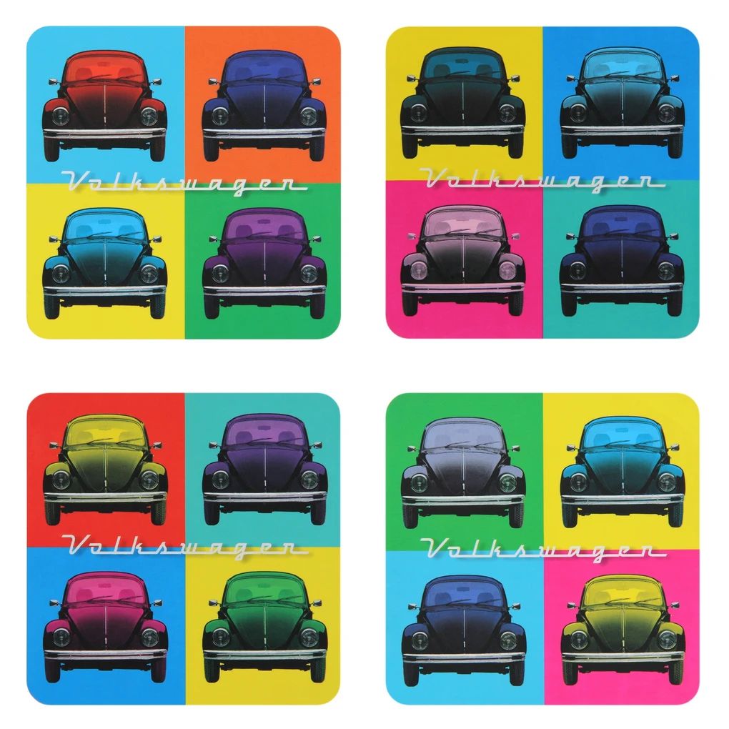 Volkswagen Käfer Untersetzer 4er Set