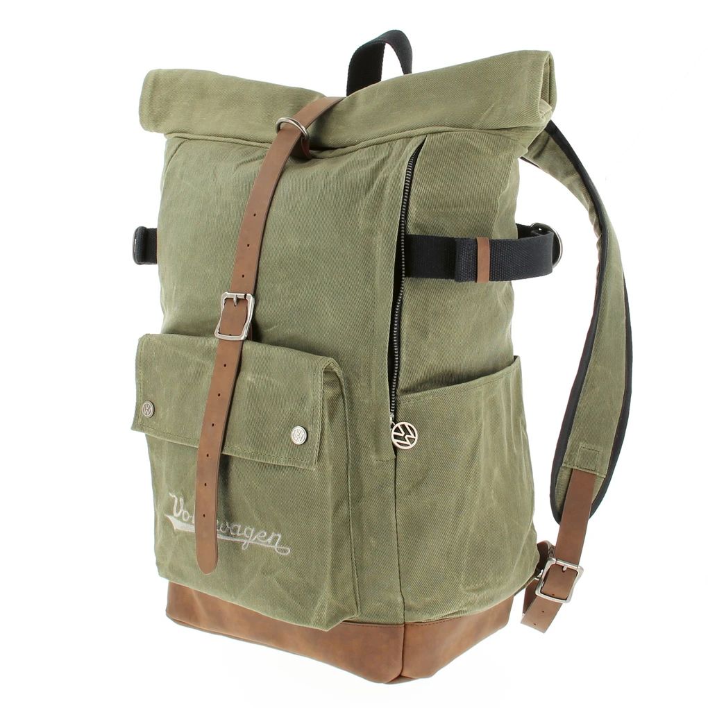 Volkswagen Vintage Rolltop Rucksack