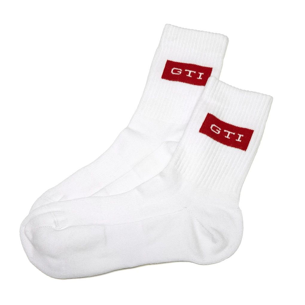 Volkswagen GTI Socken, unisex, weiß 