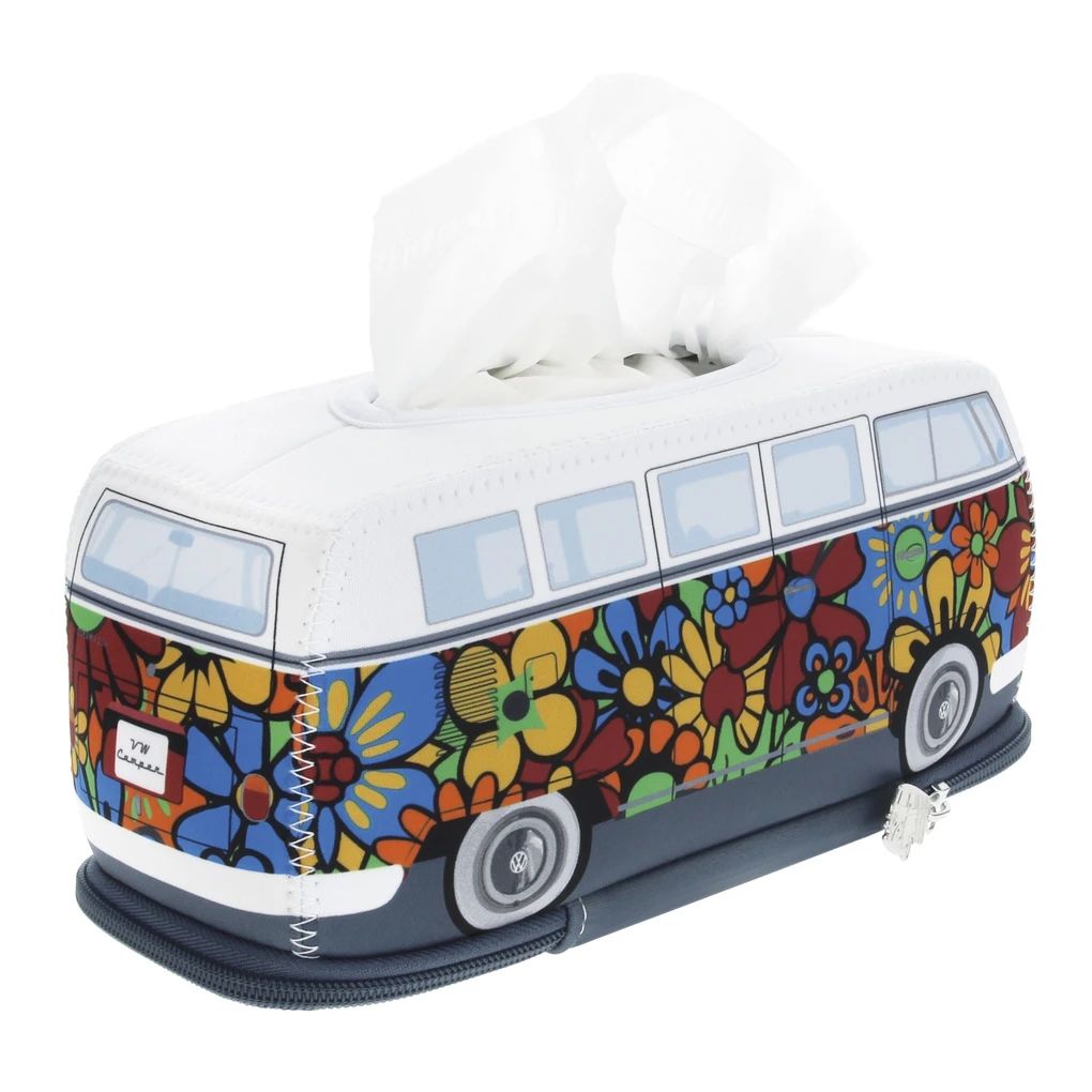Volkswagen T1 Bus Kosmetiktuchspender 'Flower'