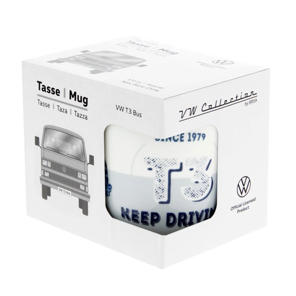 Volkswagen Bulli T3 Kaffeebecher "Keep driving"