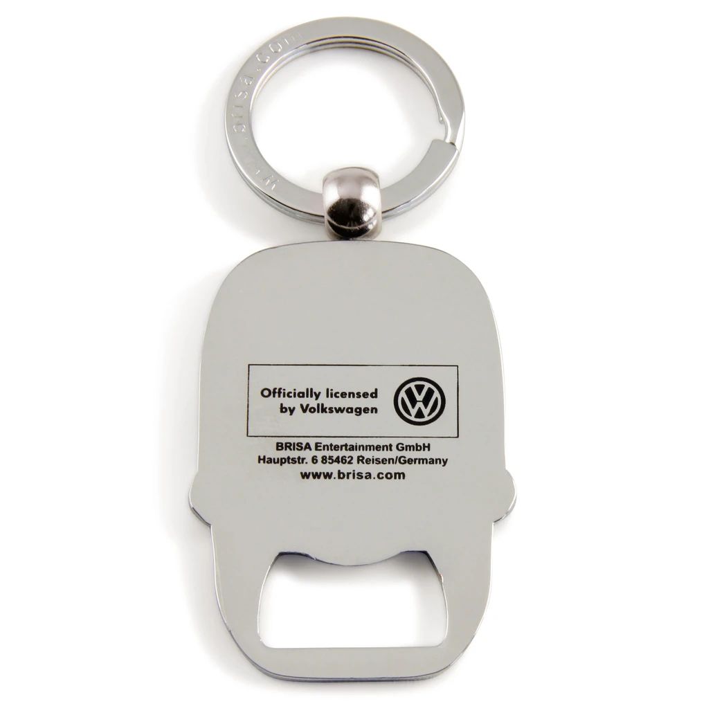Volkswagen Bulli T1 Schlüsselanhänger mit Flaschenöffner, blau