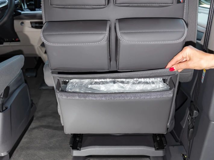 BRANDRUP® Utility Fahrer-/Beifahrersitz "Leder Raven", VW T7 Cali / Multivan