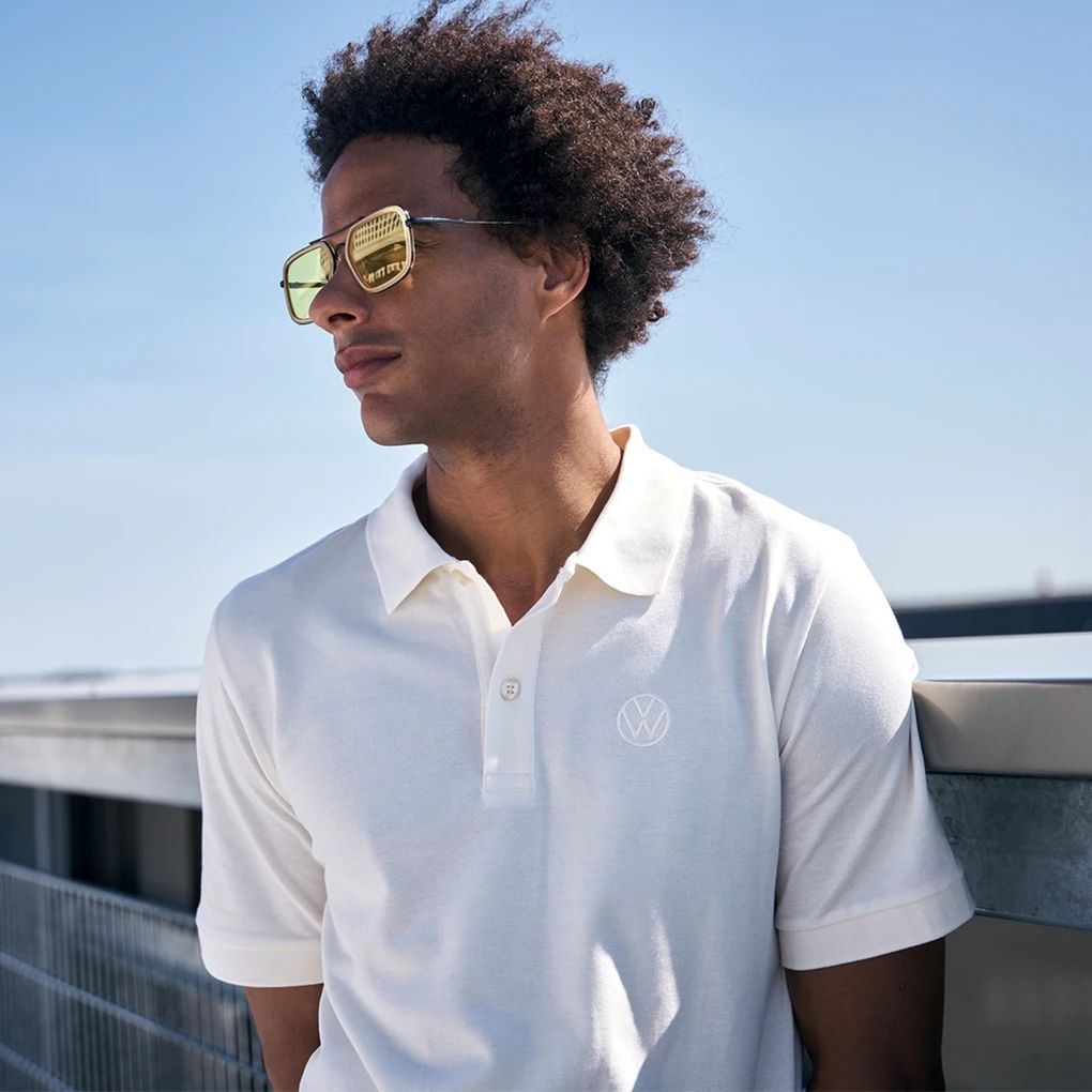 Volkswagen Polo-Shirt VW Logo, Herren, White