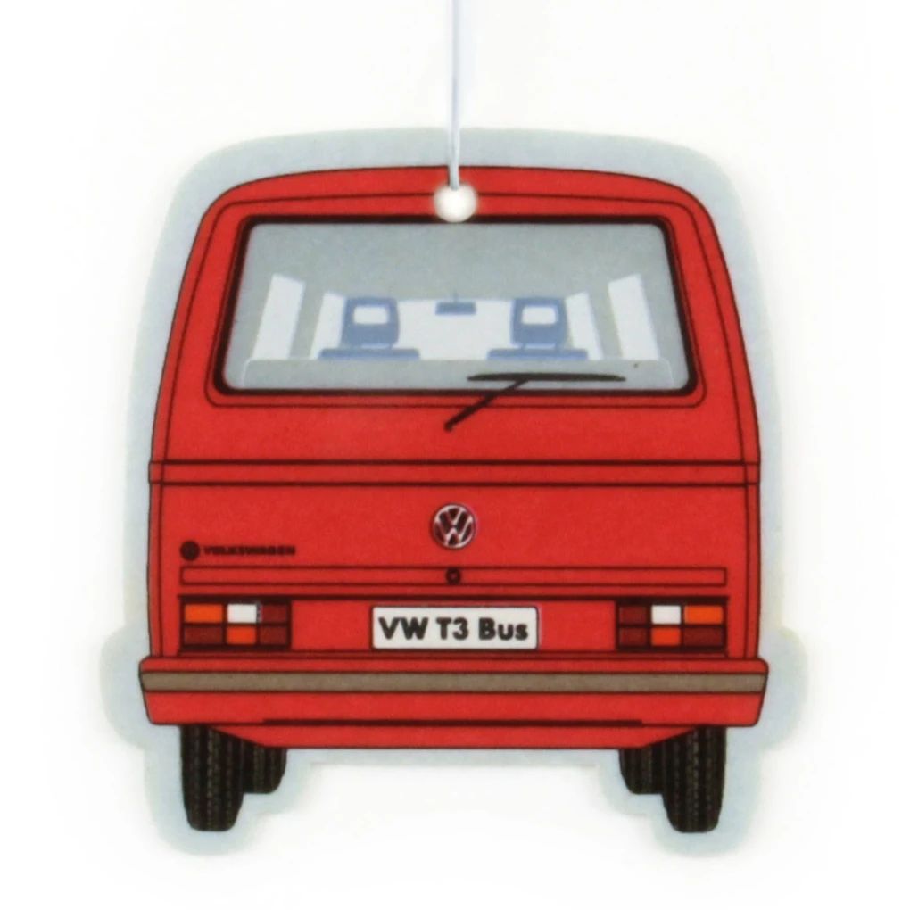 Volkswagen T3 Lufterfrischer, Vanielle/rot