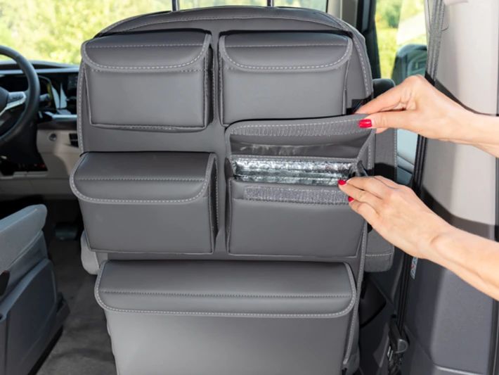 BRANDRUP® Utility Fahrer-/Beifahrersitz "Leder Raven", VW T7 Cali / Multivan