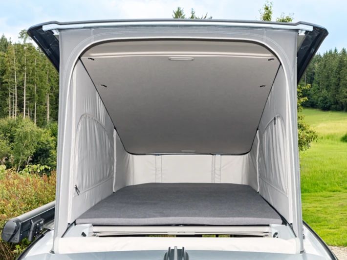 BRANDRUP® iXTEND® Spannbettlaken für Original-Matratze "Single-Jersey", Raven, Volkswagen T7