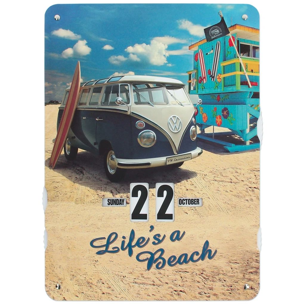 Volkswagen T1 BUS ENDLOSKALENDER - BEACHLIFE