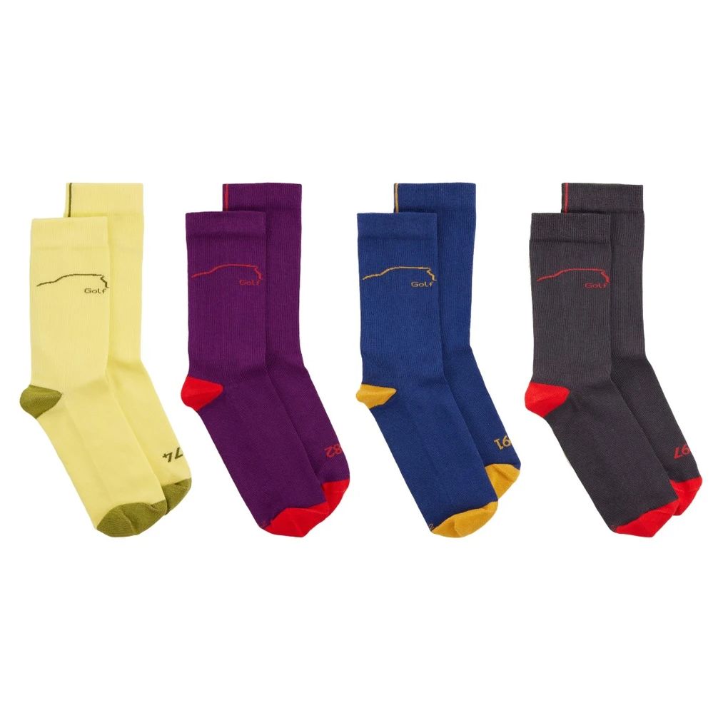 Volkswagen 4 Sockenpaare im Golf-Design "1974-1997"