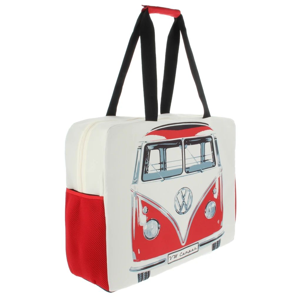 Volkswagen T1 Bus Strandtasche - Front & Heck/Rot
