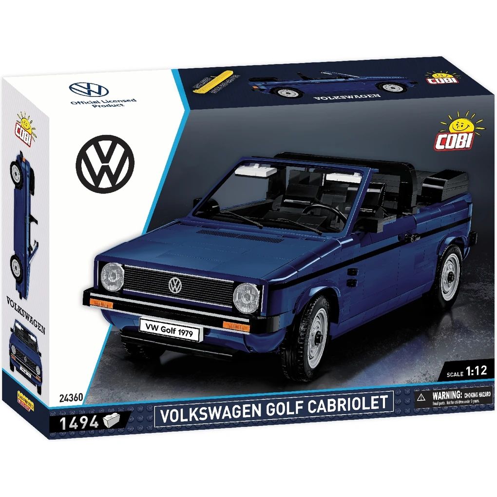 Volkswagen Bausatz "Golf 1 Cabrio", blau