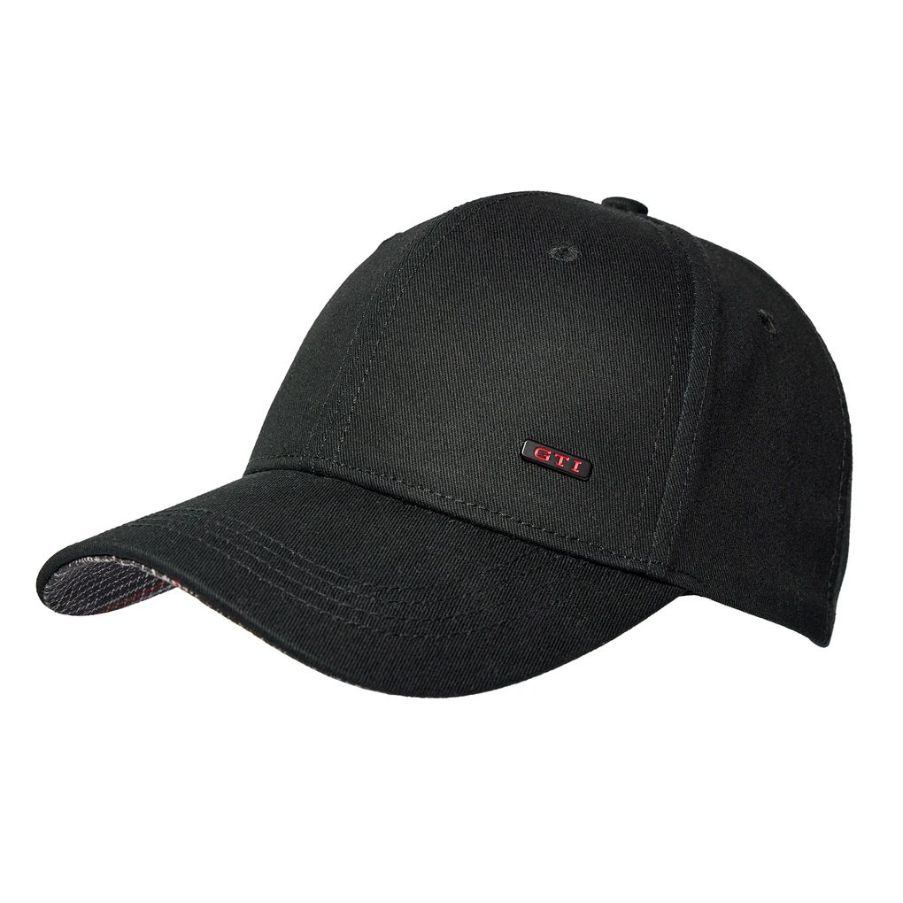Volkswagen Cap schwarz, Unisex GTI Kollektion – roter Button