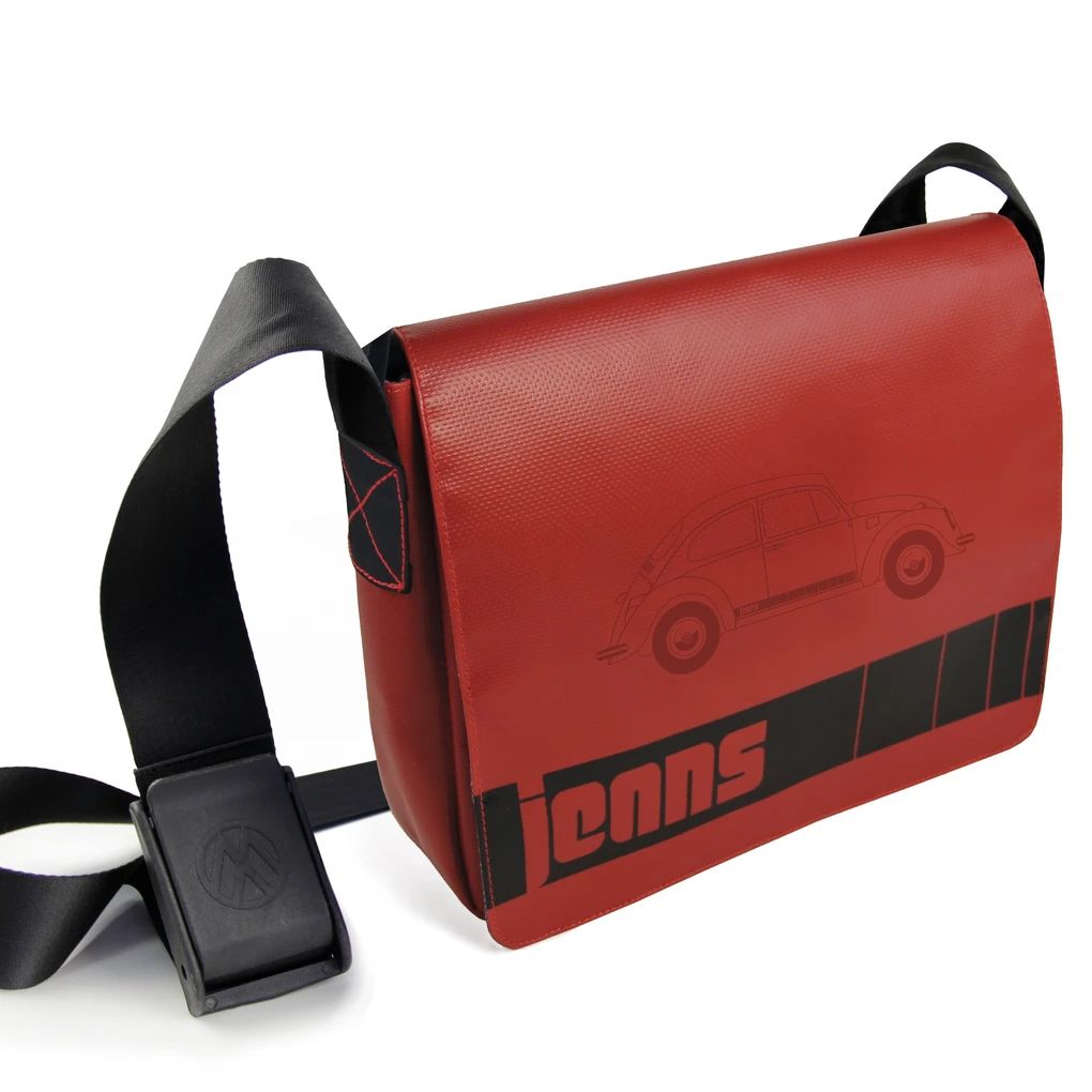 Volkswagen Käfer Schultertasche groß aus LKW-Plane