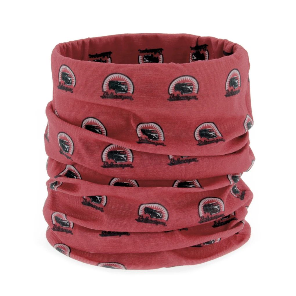 Volkswagen Multifunktionstuch, Bulli, rot