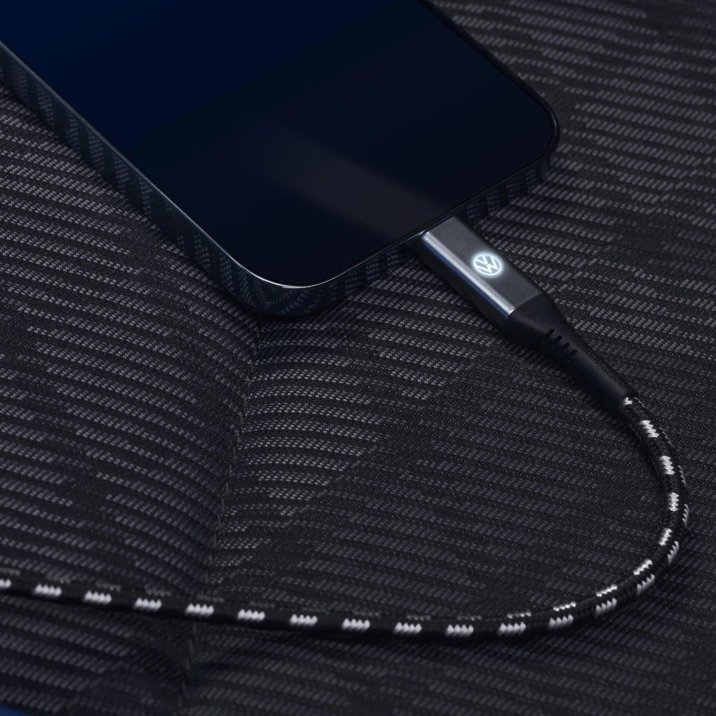 Volkswagen Original Anschlusskabel USB-C auf USB-C, Premium, 50 cm