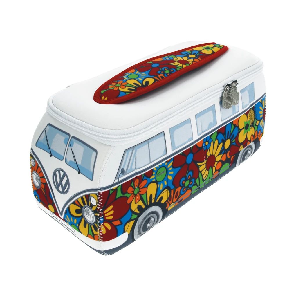 Volkswagen T1 Bus 3D Neopren Universaltasche - Flower