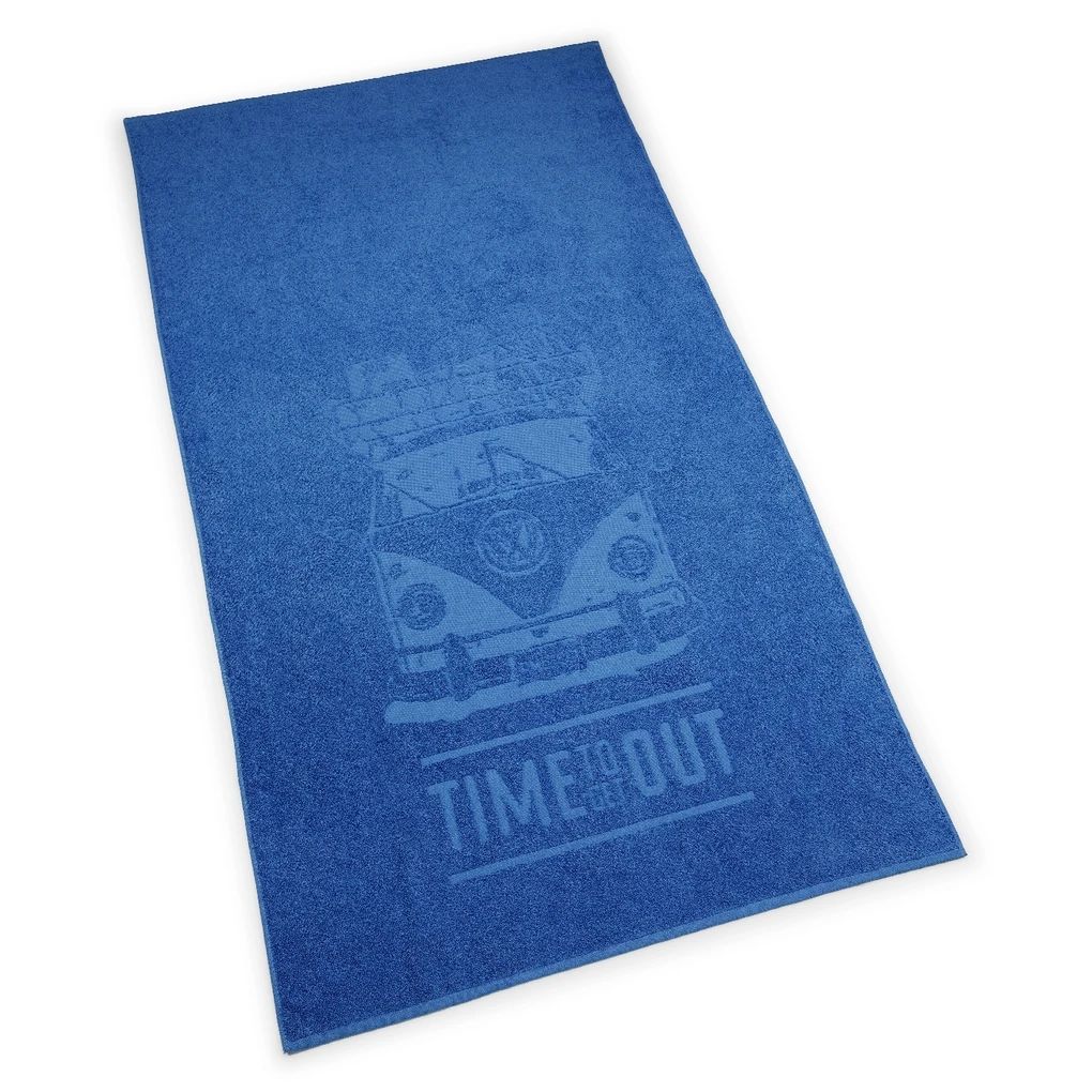 Volkswagen Badetuch, T1 Motiv, hellblau