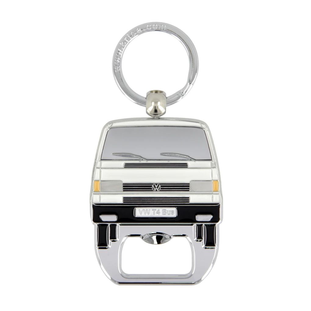 Volkswagen T4 Bus Schlüsselanhänger m. Flaschenöffner weiß
