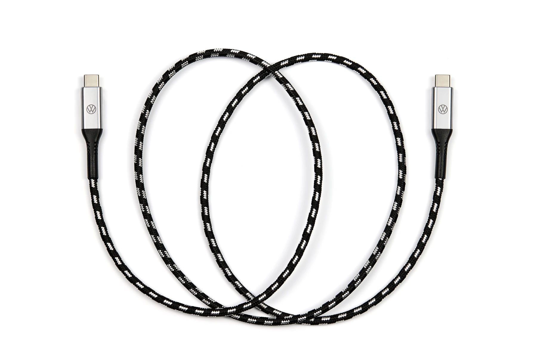 Volkswagen Original Anschlusskabel USB-C auf USB-C, Premium, 100 cm