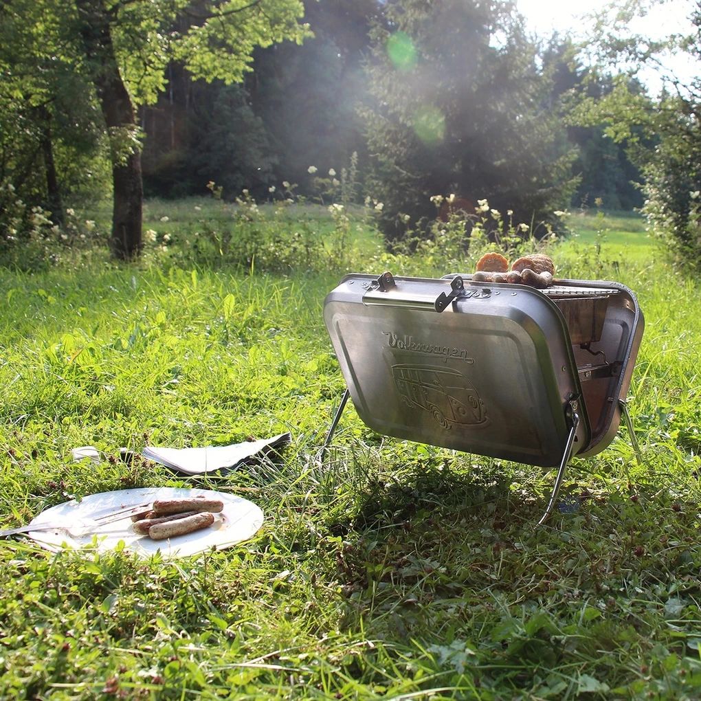 Volkswagen Bulli Koffergrill aus Edelstahl