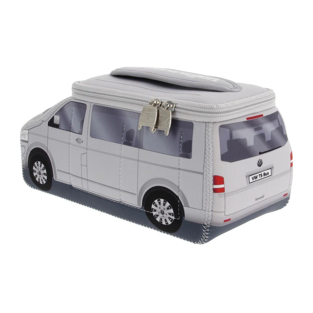 Volkswagen T5 Bus 3D Neopren Universaltasche, Silber