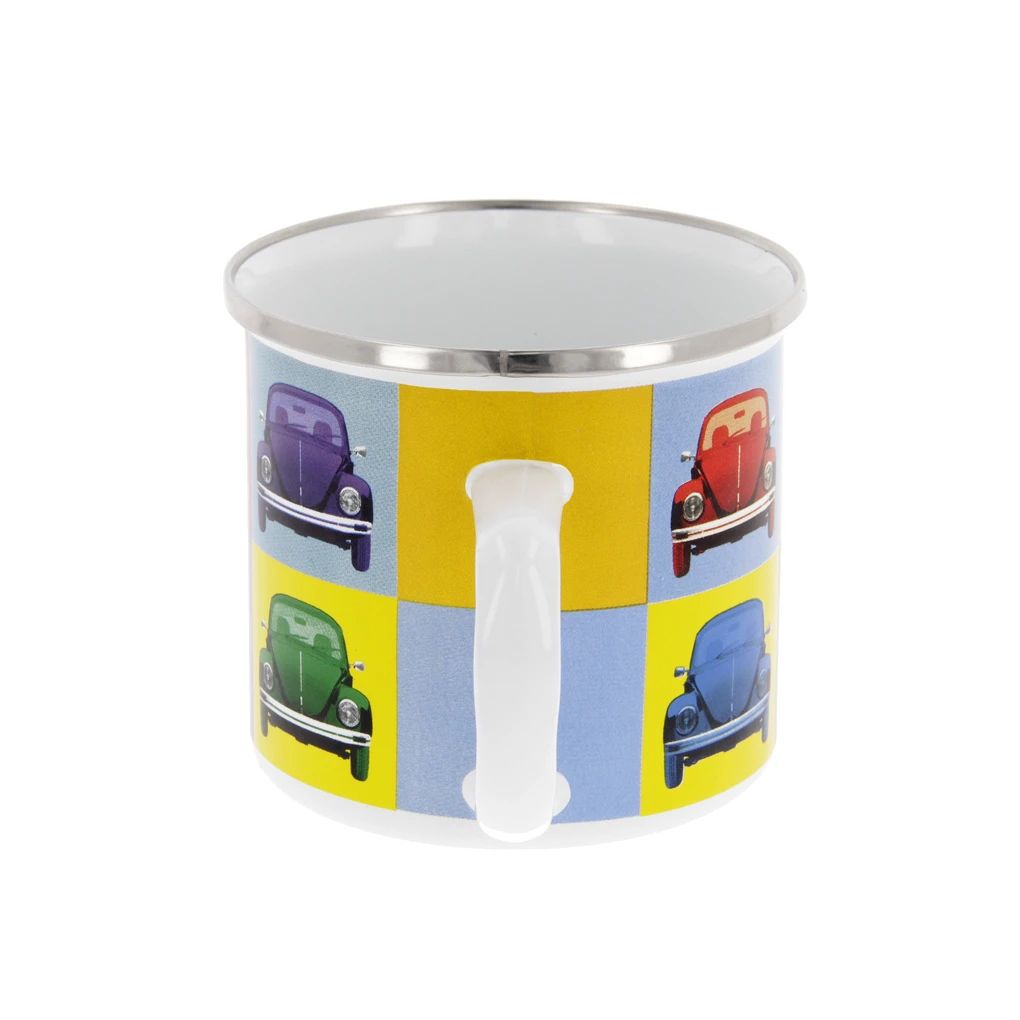 Volkswagen Käfer Emaillebecher, 500 ml