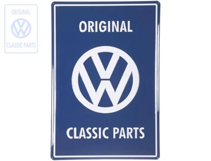 Volkswagen Classic Parts Schild