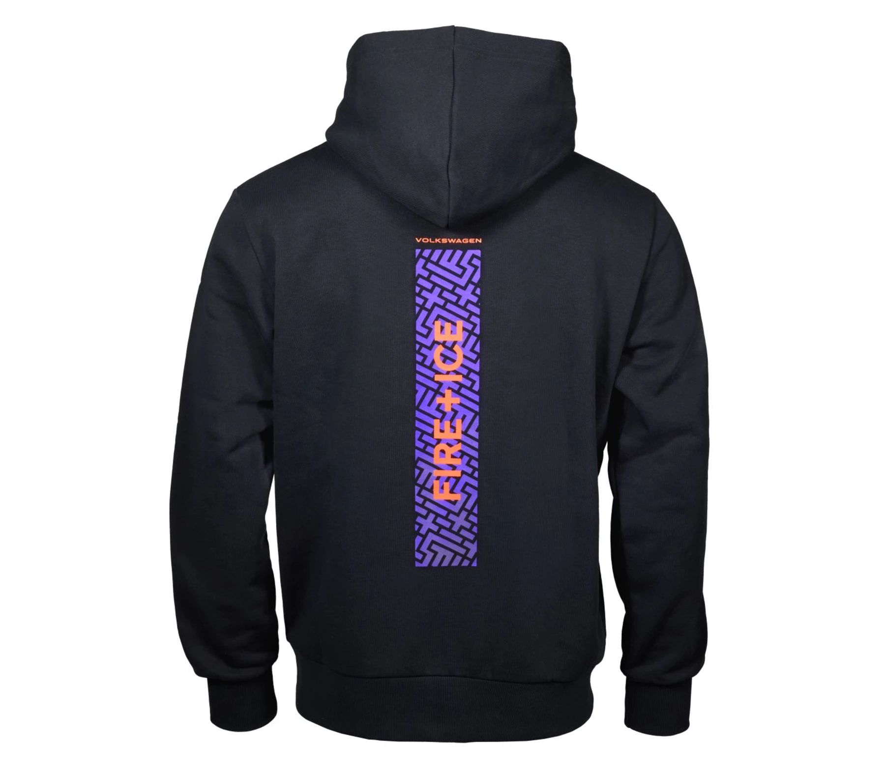 Volkswagen Unisex Hoodie "Fire+Ice", schwarz