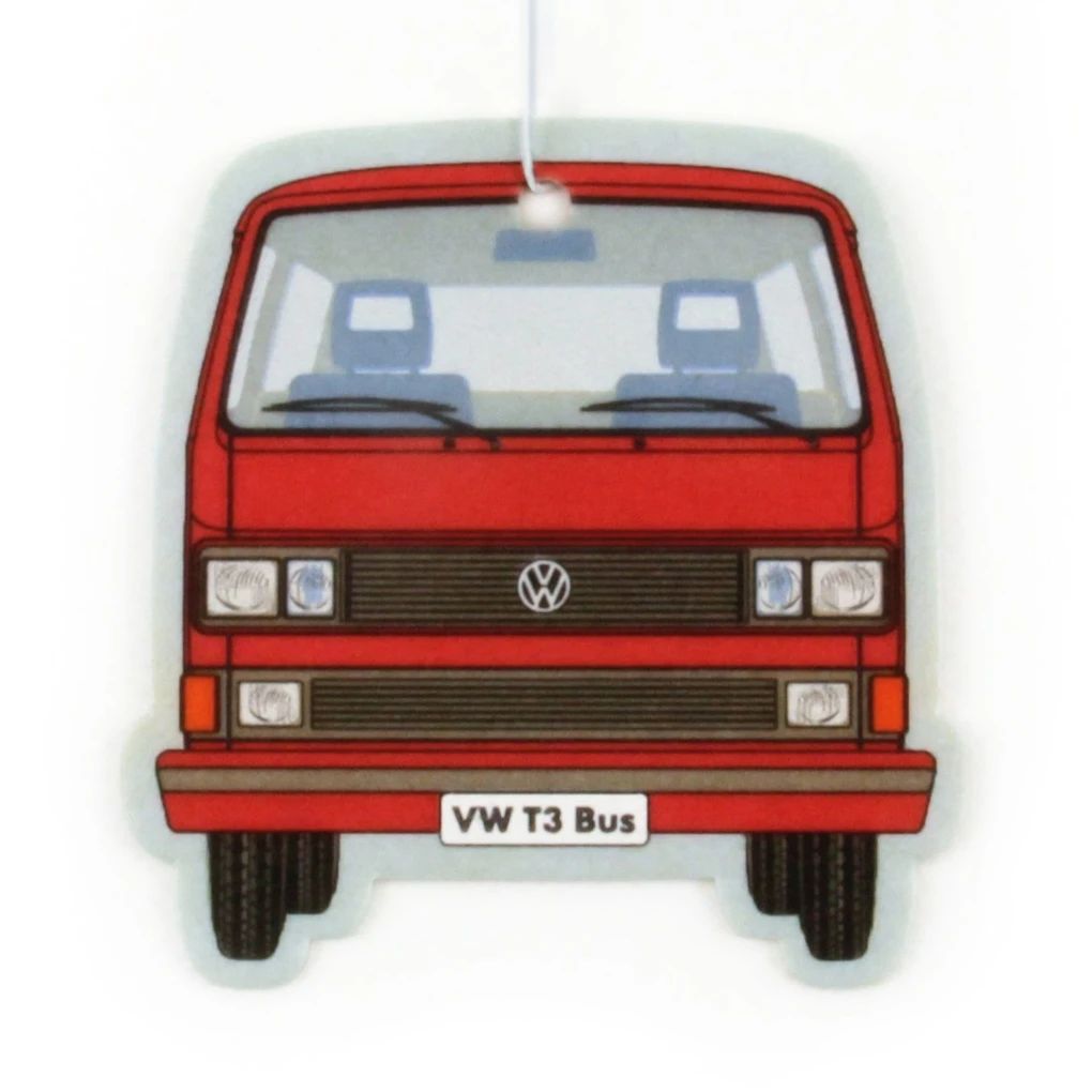 Volkswagen T3 Lufterfrischer, Vanielle/rot