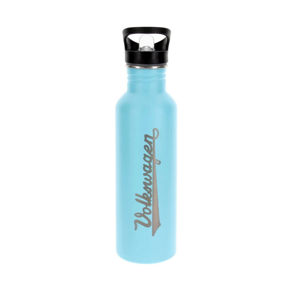 Volkswagen Edelstahl Trinkflasche, 735 ml, türkis