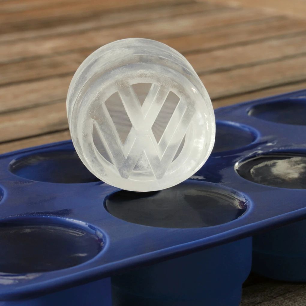 Volkswagen Logo Eiswürfelform - Blau