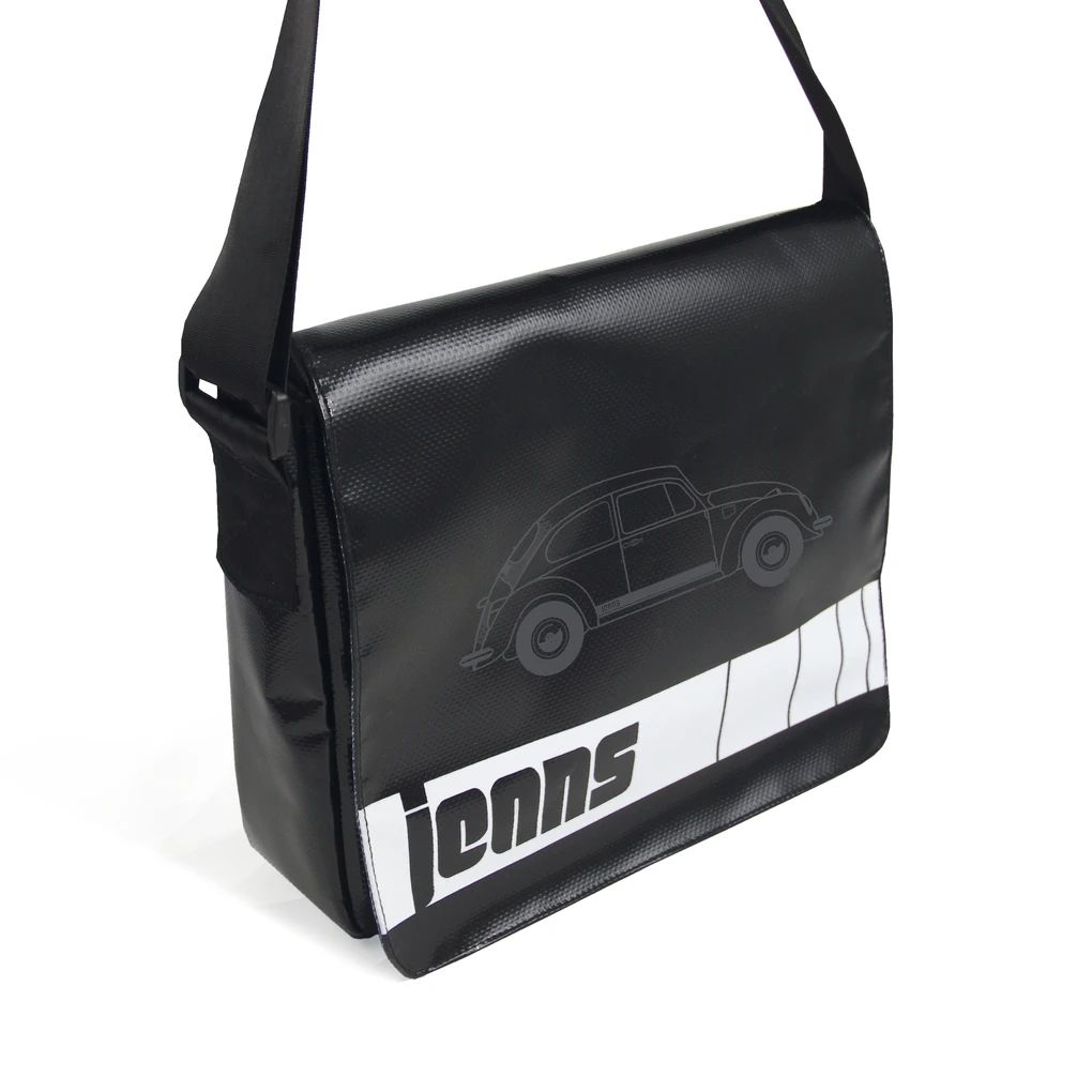 Volkswagen Käfer Schultertasche groß aus LKW-Plane