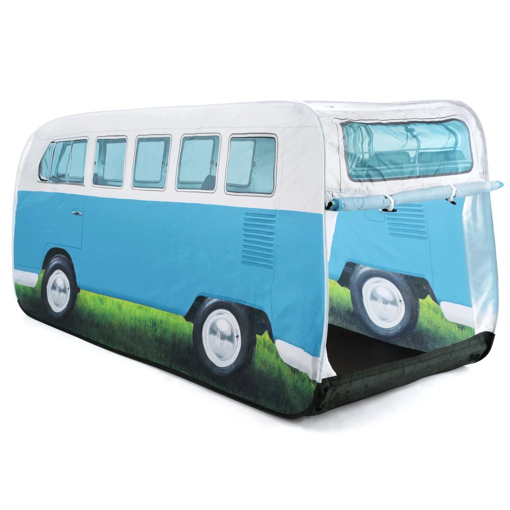 Volkswagen T1 Kinder Pop Up Spielzelt, blau