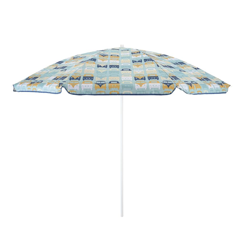 Volkswagen T1 Bus Strand Sonnenschirm, blau, ∅ 160 cm