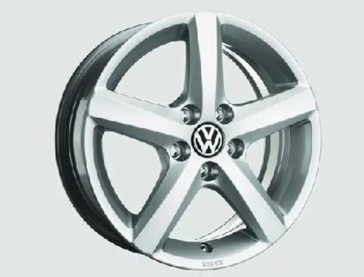 Volkswagen Leichtmetallfelge Aspen 6x15 5/100/40 Brilliantsilber