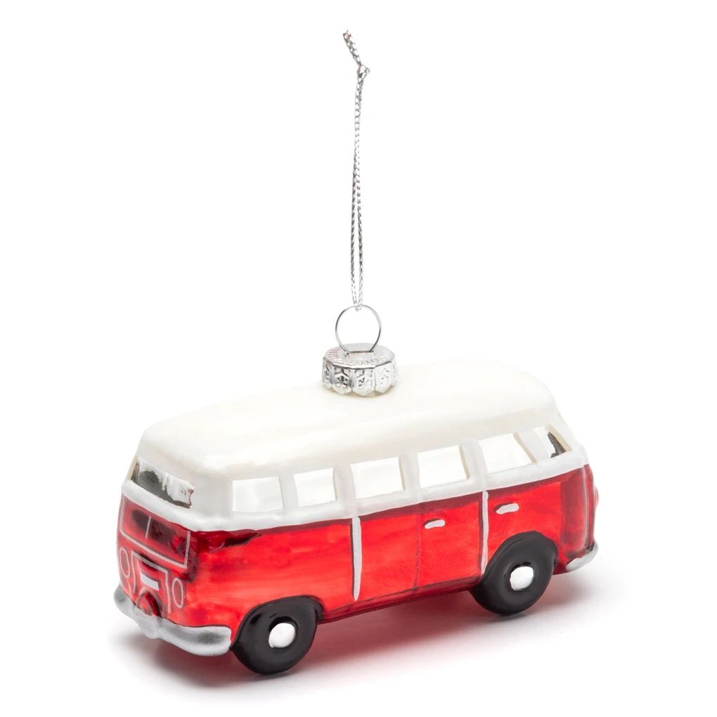 Volkswagen Weihnachtsbaumanhänger "T1", rot