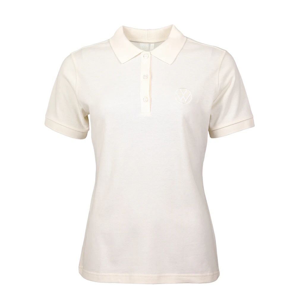 Volkswagen Polo-Shirt VW Logo, Damen, White