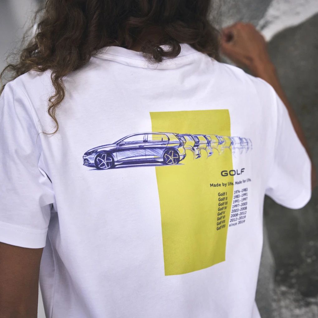 Volkswagen Unisex T-Shirt "Golf", weiß