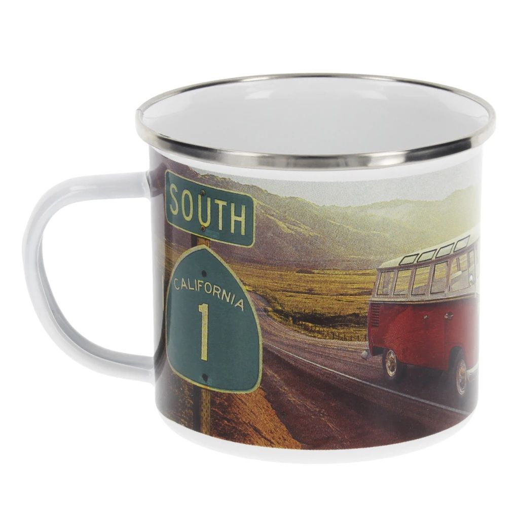 Volkswagen Bulli Emaille-Tasse