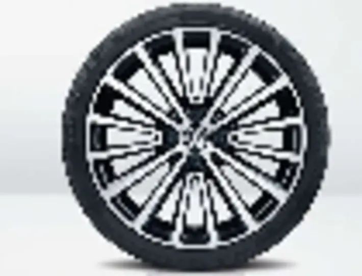 VW Polygon 6,5x17 4/100/43 Schwarz glanzgedreht