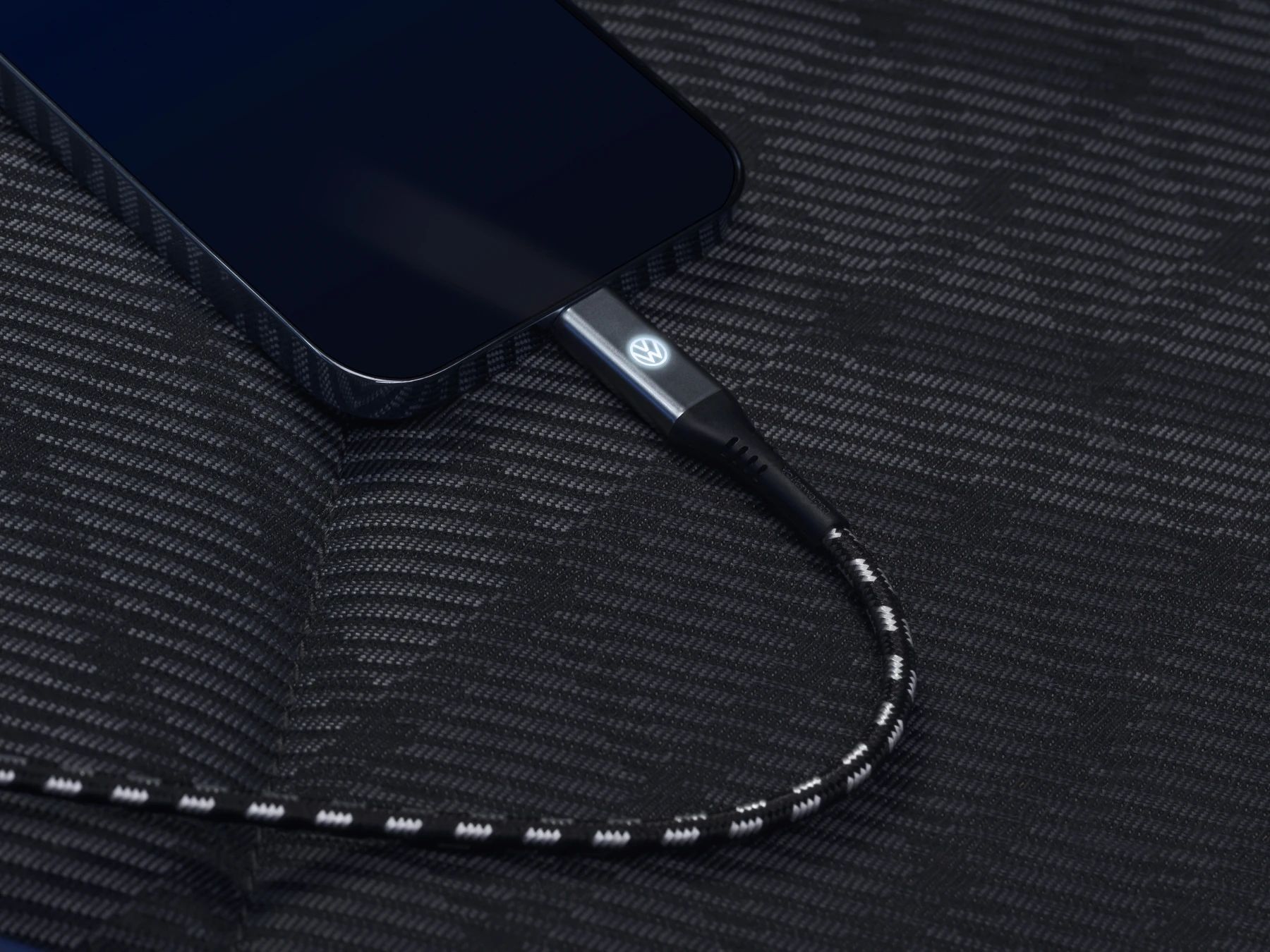 Volkswagen Original Anschlusskabel USB-C auf USB-C, Premium, 100 cm