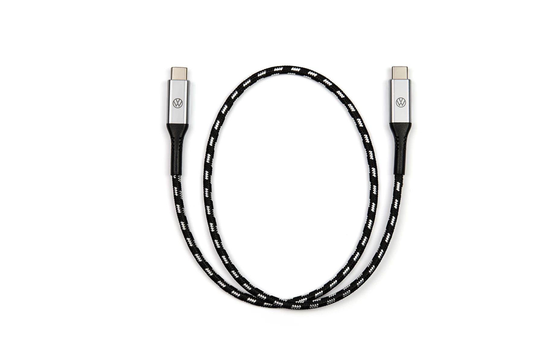 Volkswagen Original Anschlusskabel USB-C auf USB-C, Premium, 50 cm