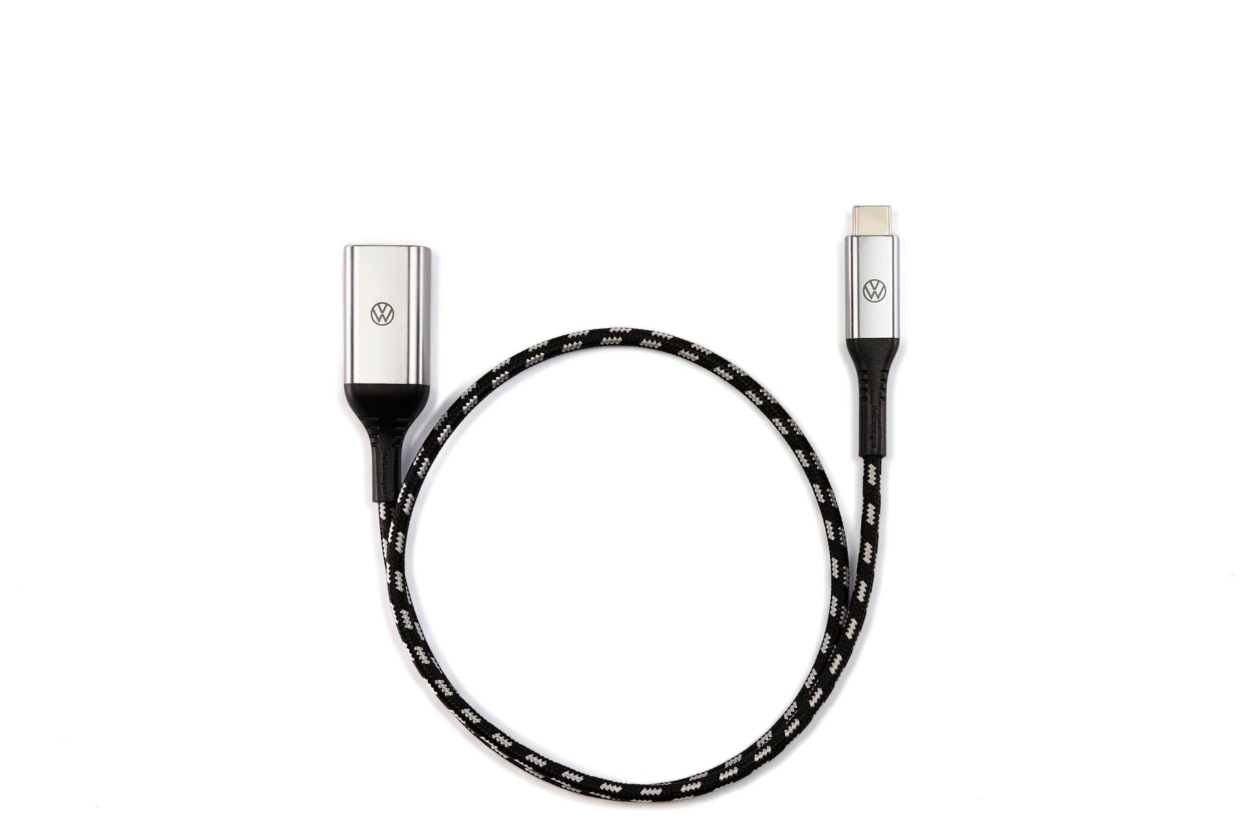 Volkswagen Original Anschlusskabel USB-C auf USB-A, Premium, 50 cm