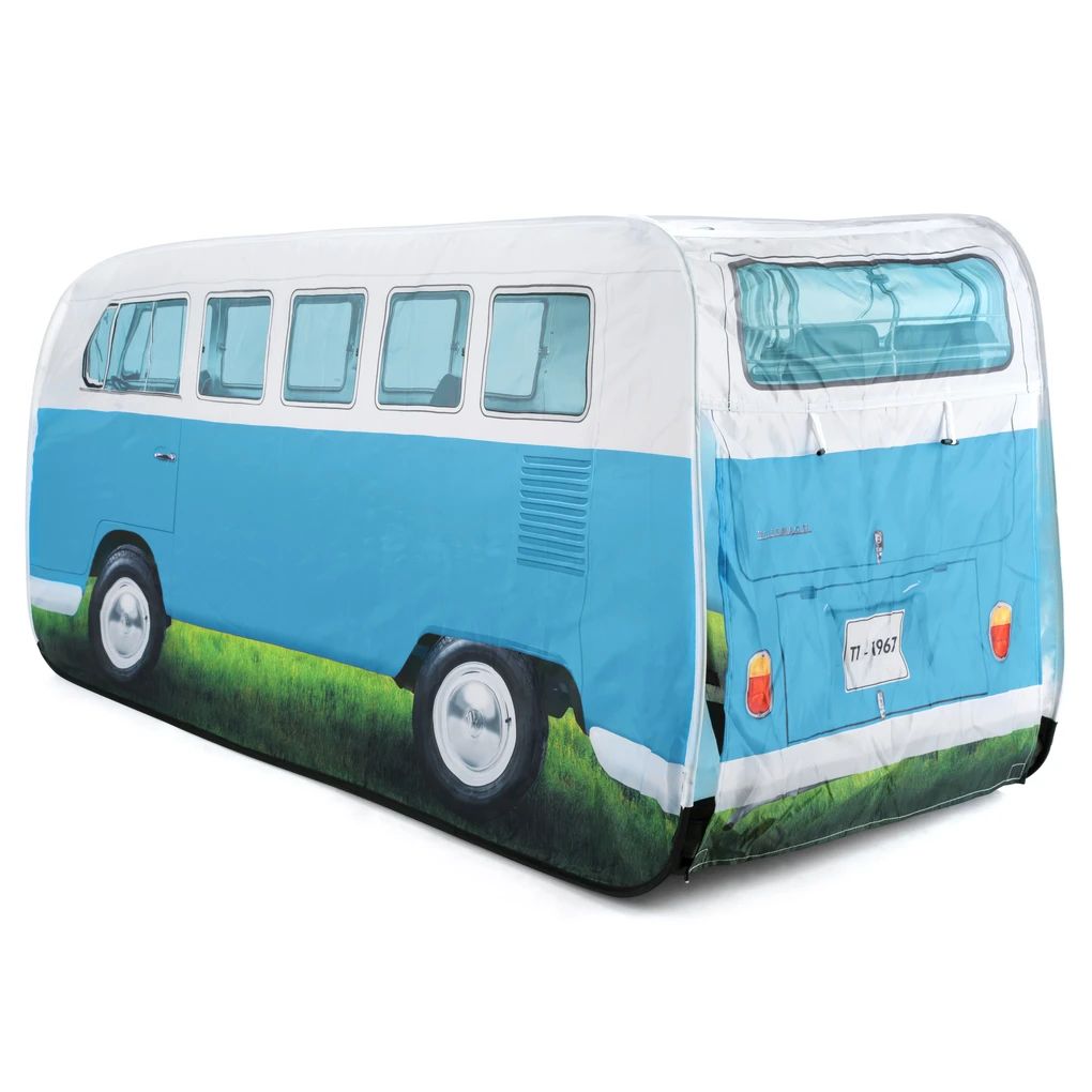 Volkswagen T1 Kinder Pop Up Spielzelt, blau