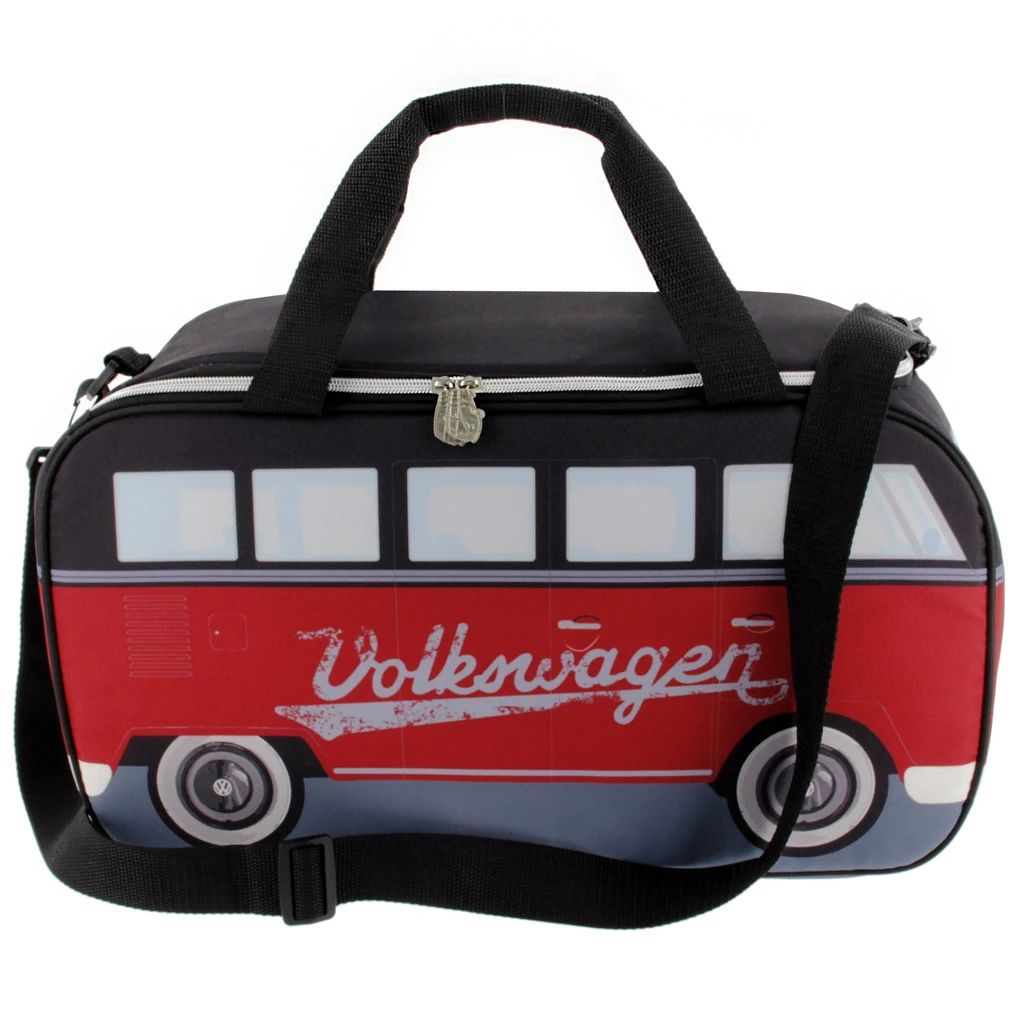 Volkswagen T1 Bus Kühltasche, 25l, Rot/Schwarz