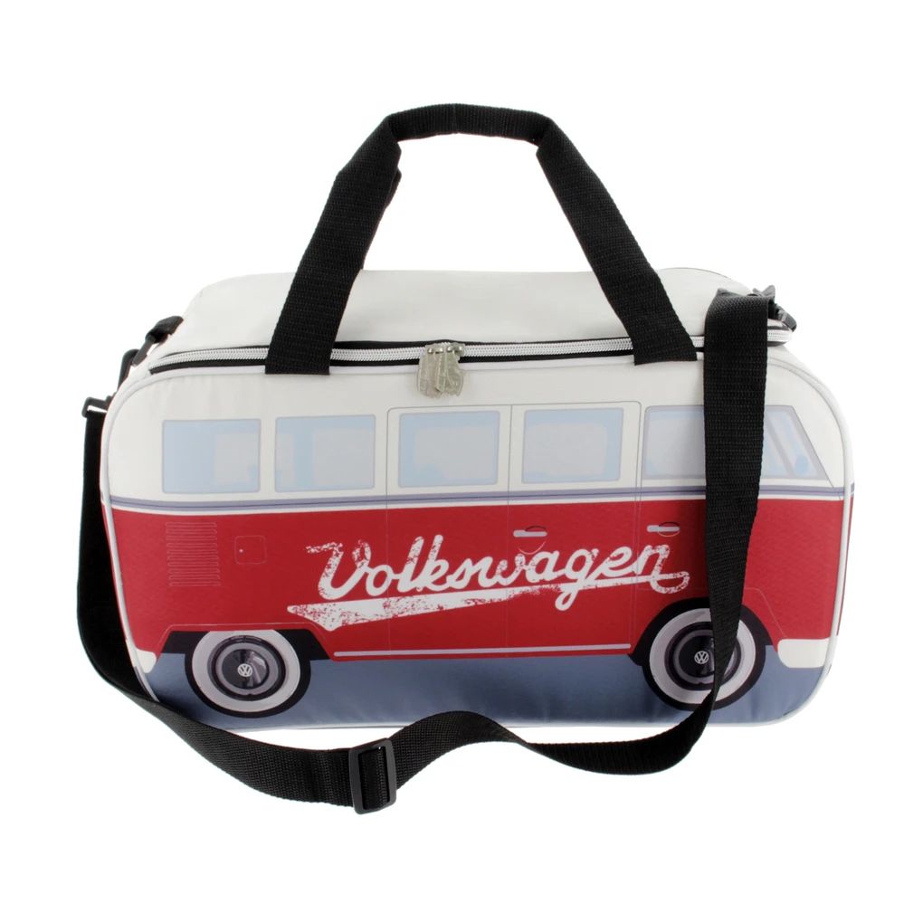 Volkswagen T1 Bus Kühltasche, 25l, Weiß/Rot