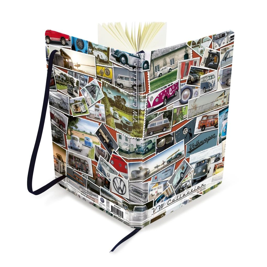 Volkswagen Bulli Notizbuch "Stamps"