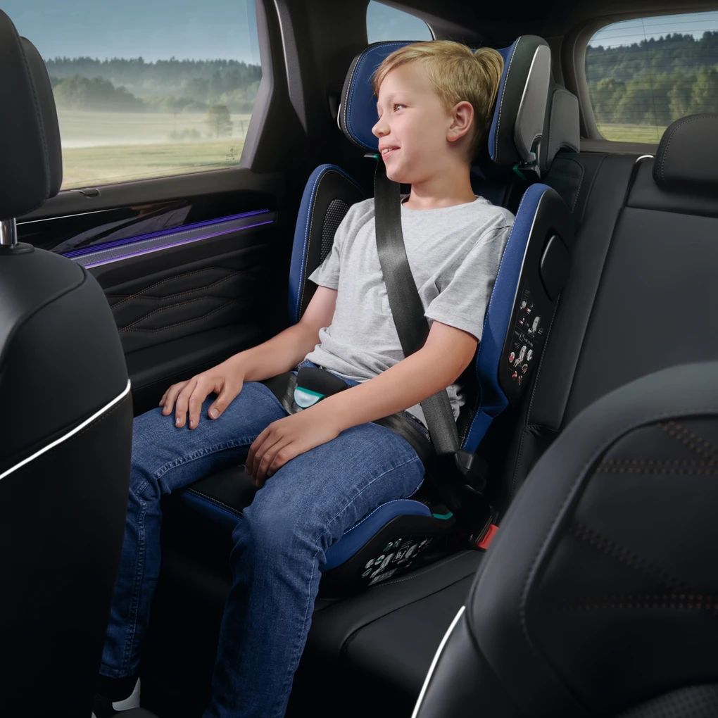 Volkswagen Original i-SIZE Kindersitz, Kidfix, Kinder 3 1/2 - 12 Jahre/100-150cm, nach Norm R129